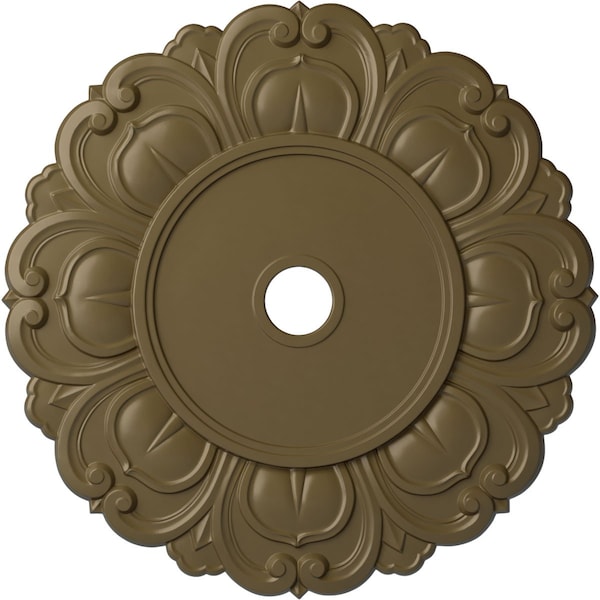 Ekena Millwork Angel Ceiling Medallion (Canopies up to 15 3/4"), 32 1/4"OD x 3 5/8"ID x 1 1/8"P, Mississippi Mud CM32ANMMF - main